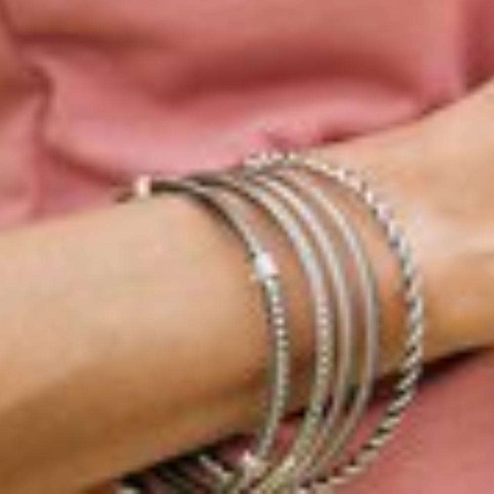 Sunset Settings Bangle Bracelets